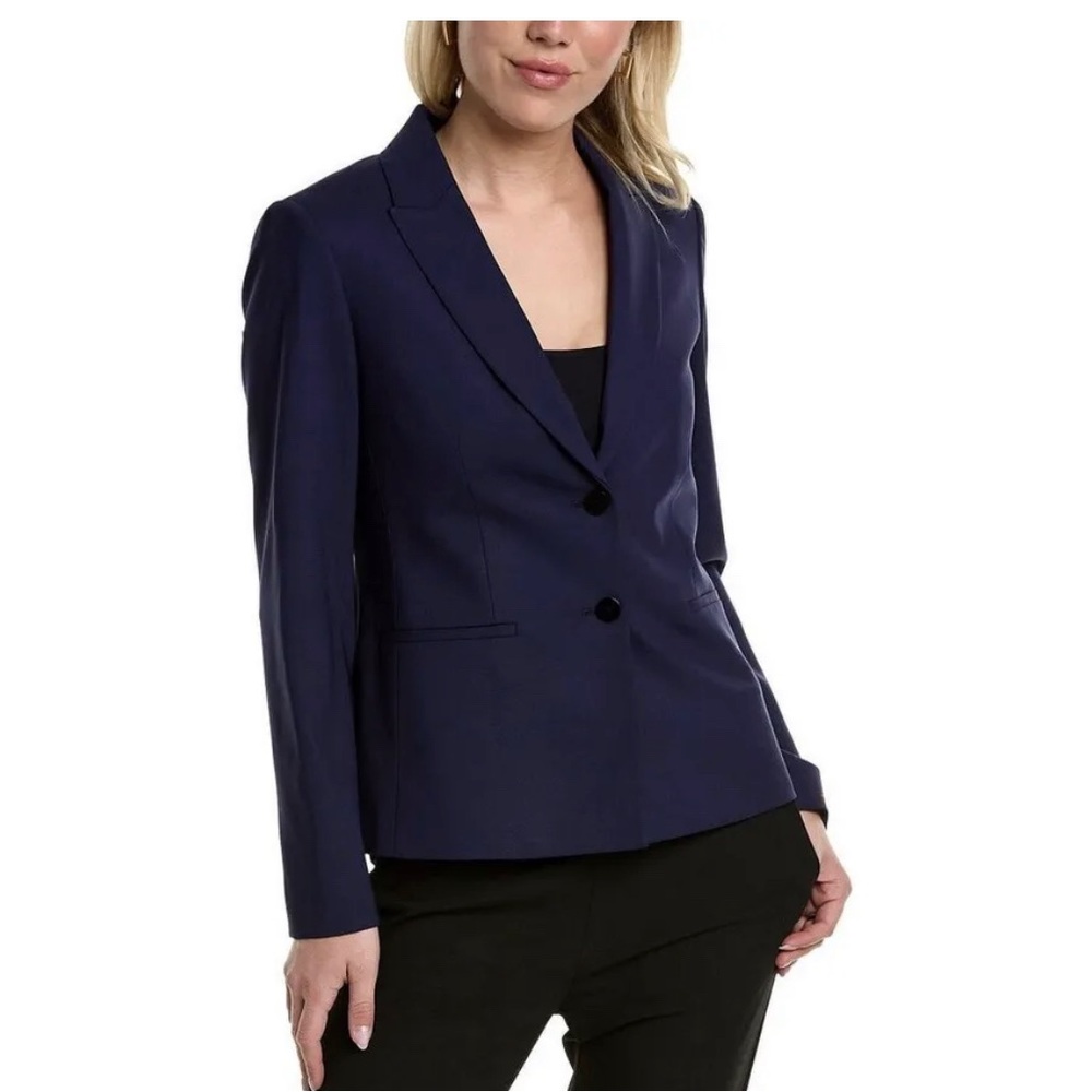 Theory Women’s NWT! Nichelle Blazer- Navy Blue Size 2, Retail $395